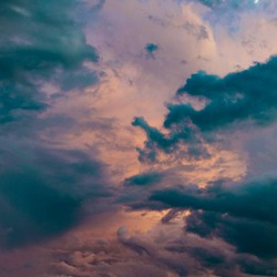 Colorful Clouds Multicolored clouds