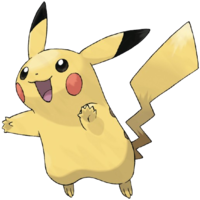 Pikachu jumping